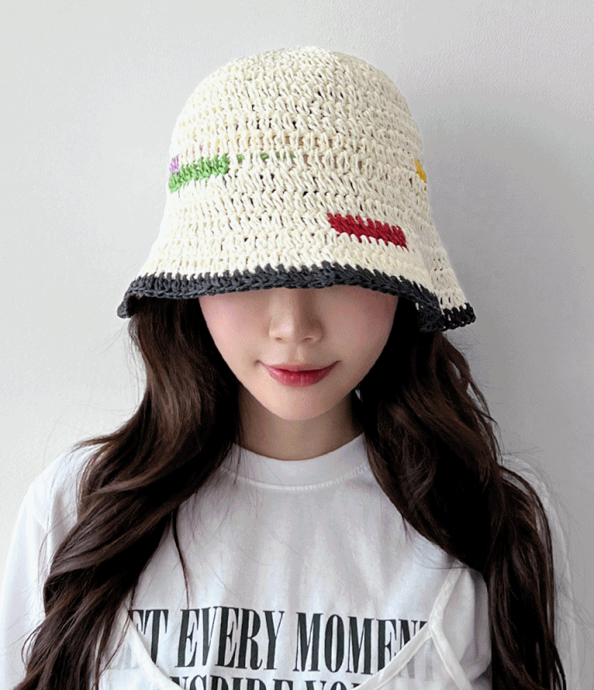 트로피컬 밀짚 여름 여성 라피아햇 왕골모자 - 모자상점