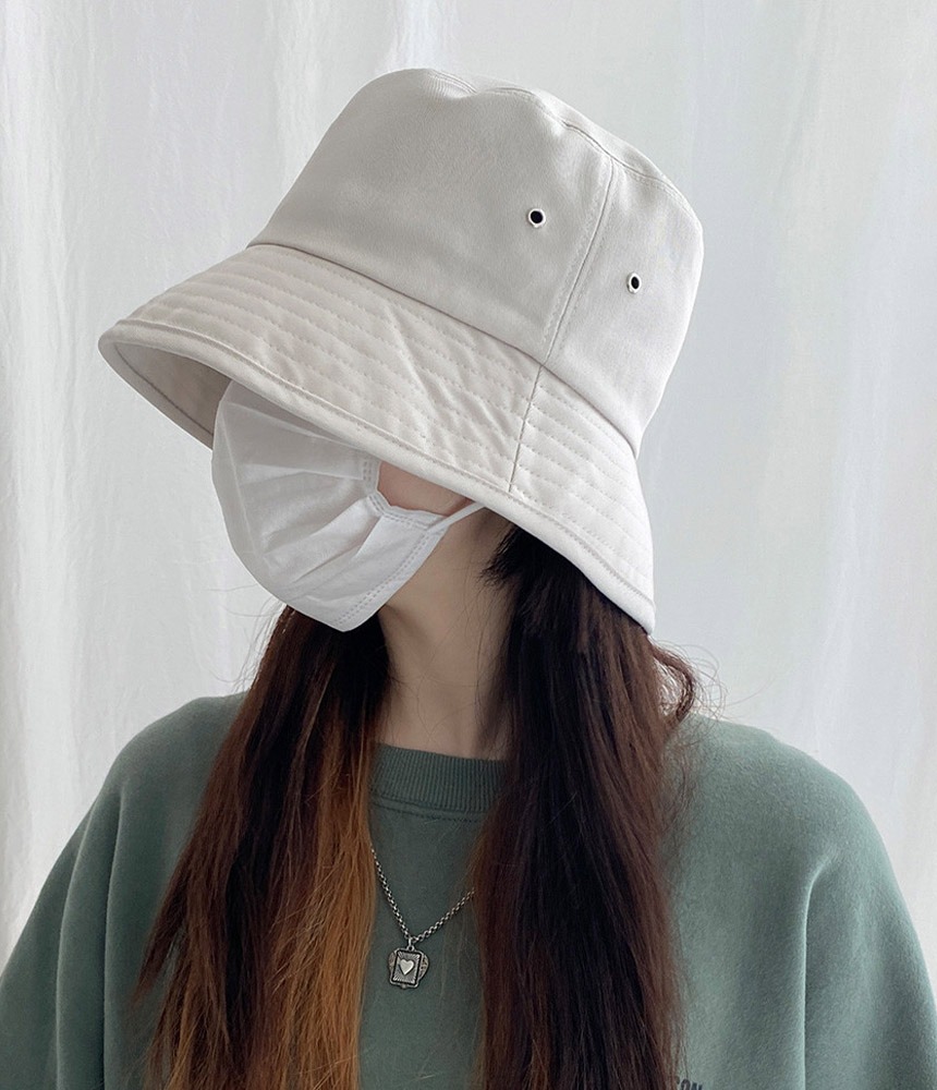 마스크 모자 공항패션 벙거지 남녀공용 버킷햇 - 모자상점