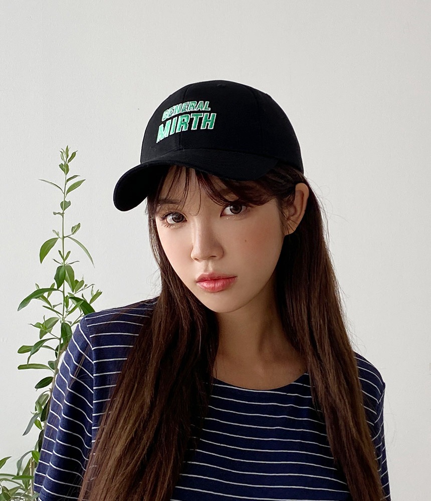 남녀공용 빅 로고 이니셜 볼캡 야구 모자 - 모자상점