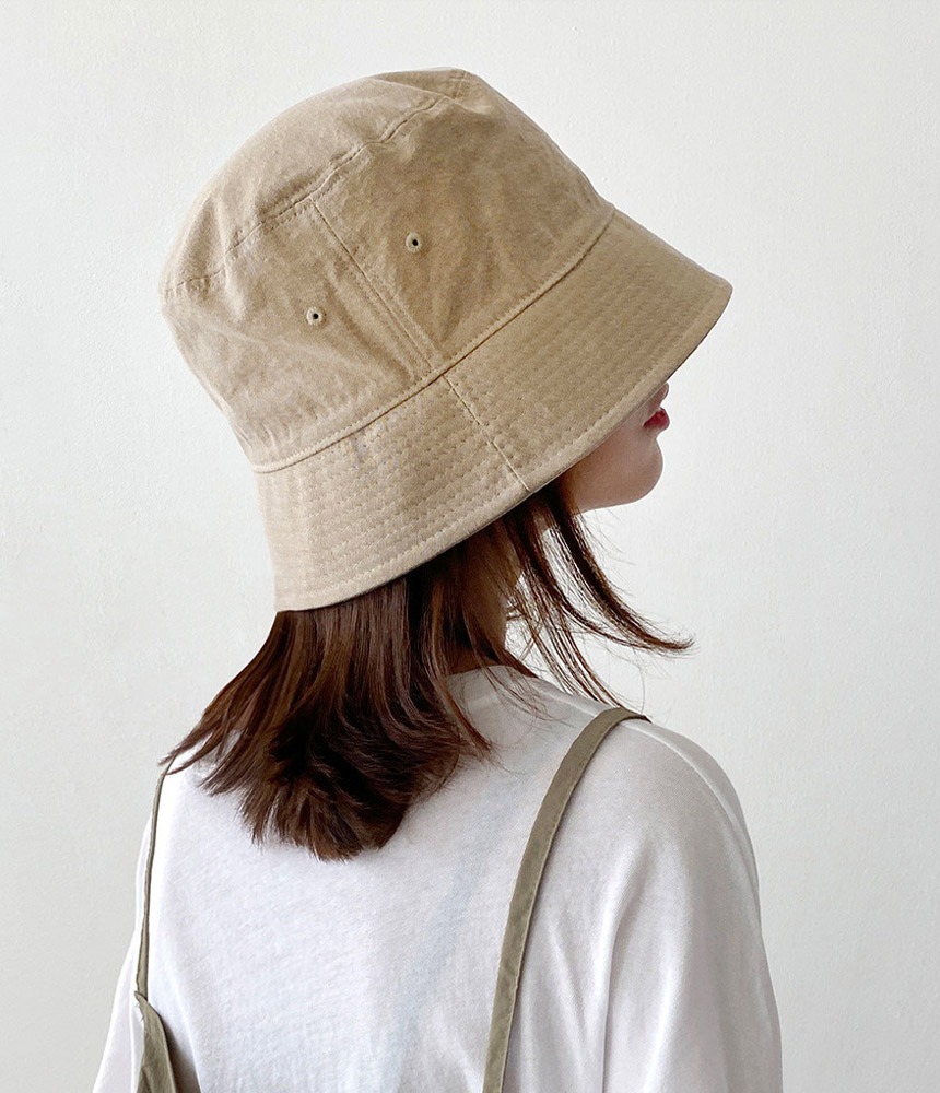 면 숏 벙거지 여성 남성 버킷햇 모자 - 모자상점